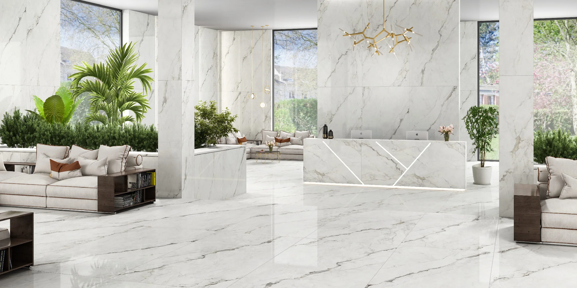 Porcelain slabs